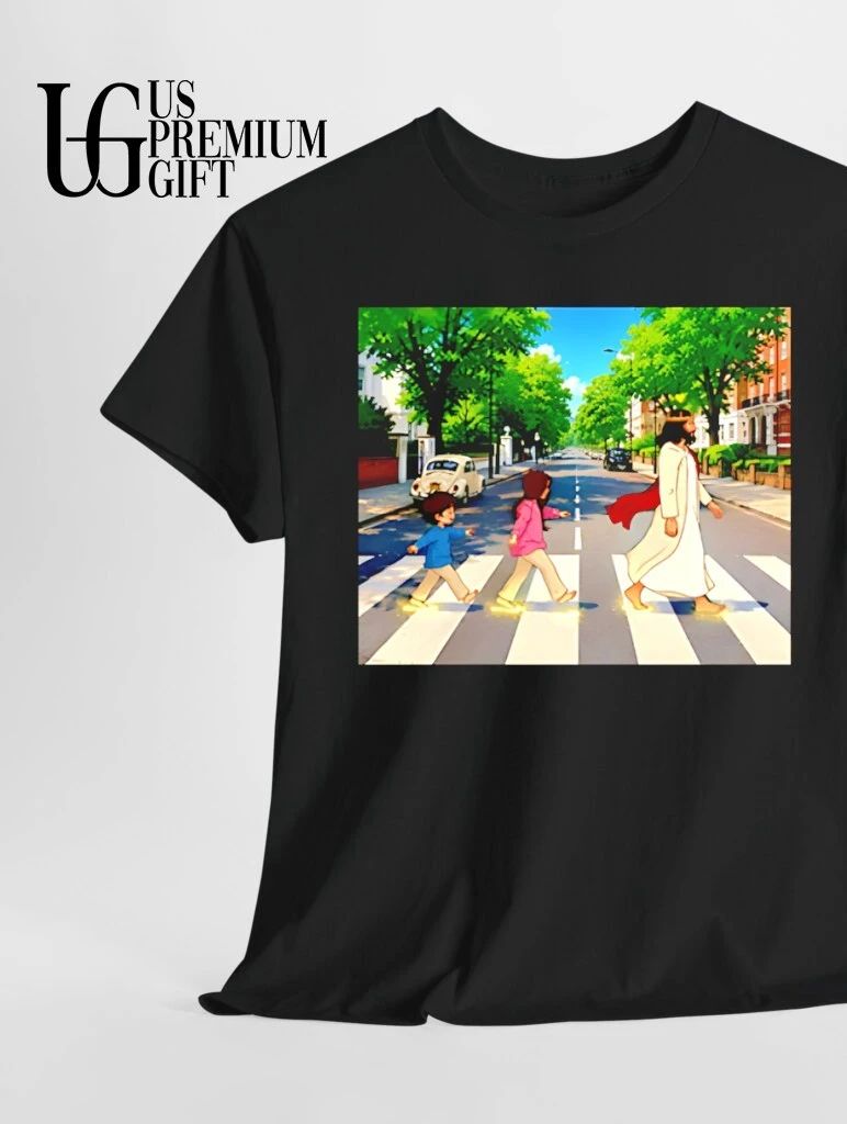 Follows Me Will Never Walk in Darkness abbey road shirt
