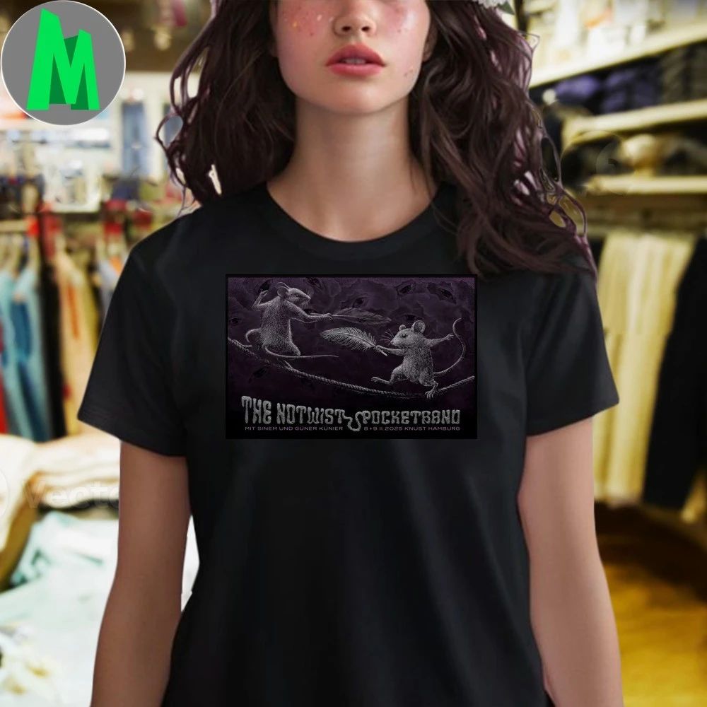 The Notwist And Pocketband Nov 8-9 2025 KNUST Hamburg Germany Poster Shirt
