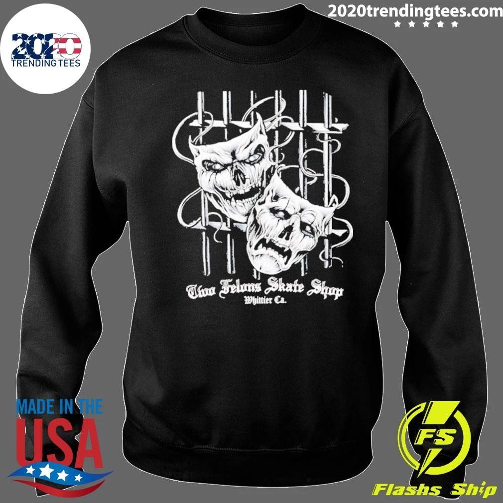 Smile Now Cry Later Mask Graphic Shirt