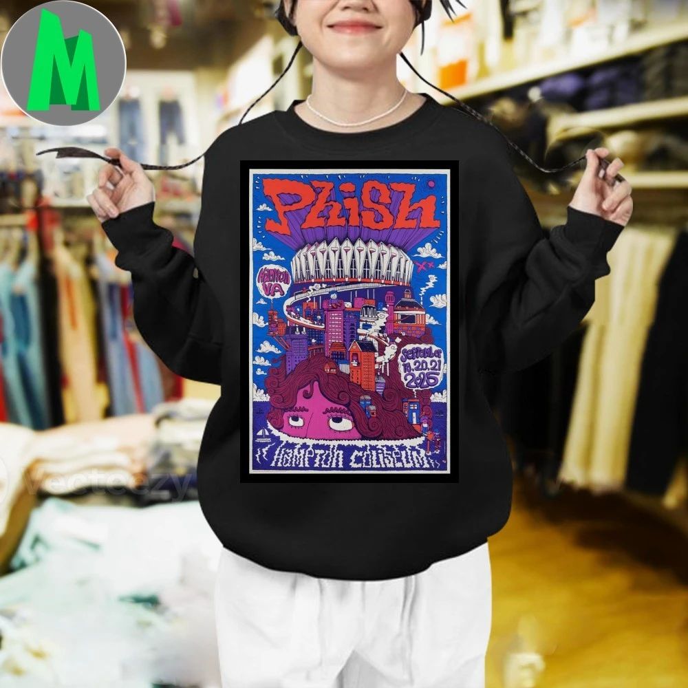 09.19.2025 Phish Hampton, VA Event Poster Shirt