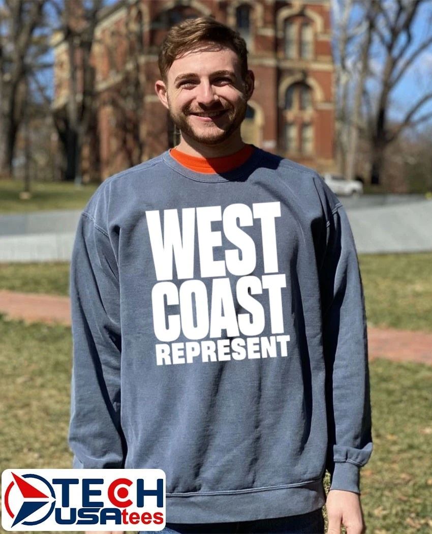 West Coast Represent shirt