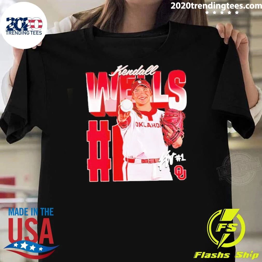 Kendall Wells Oklahoma Sooners Softball Player Shirt