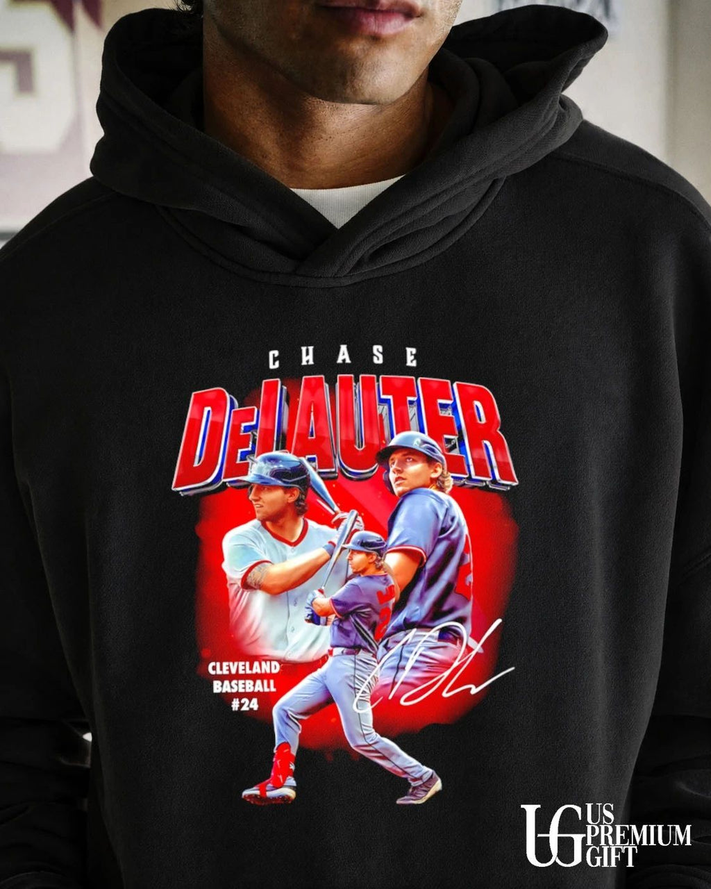 Chase DeLauter Cleveland Guardians baseball 2026 signature shirt