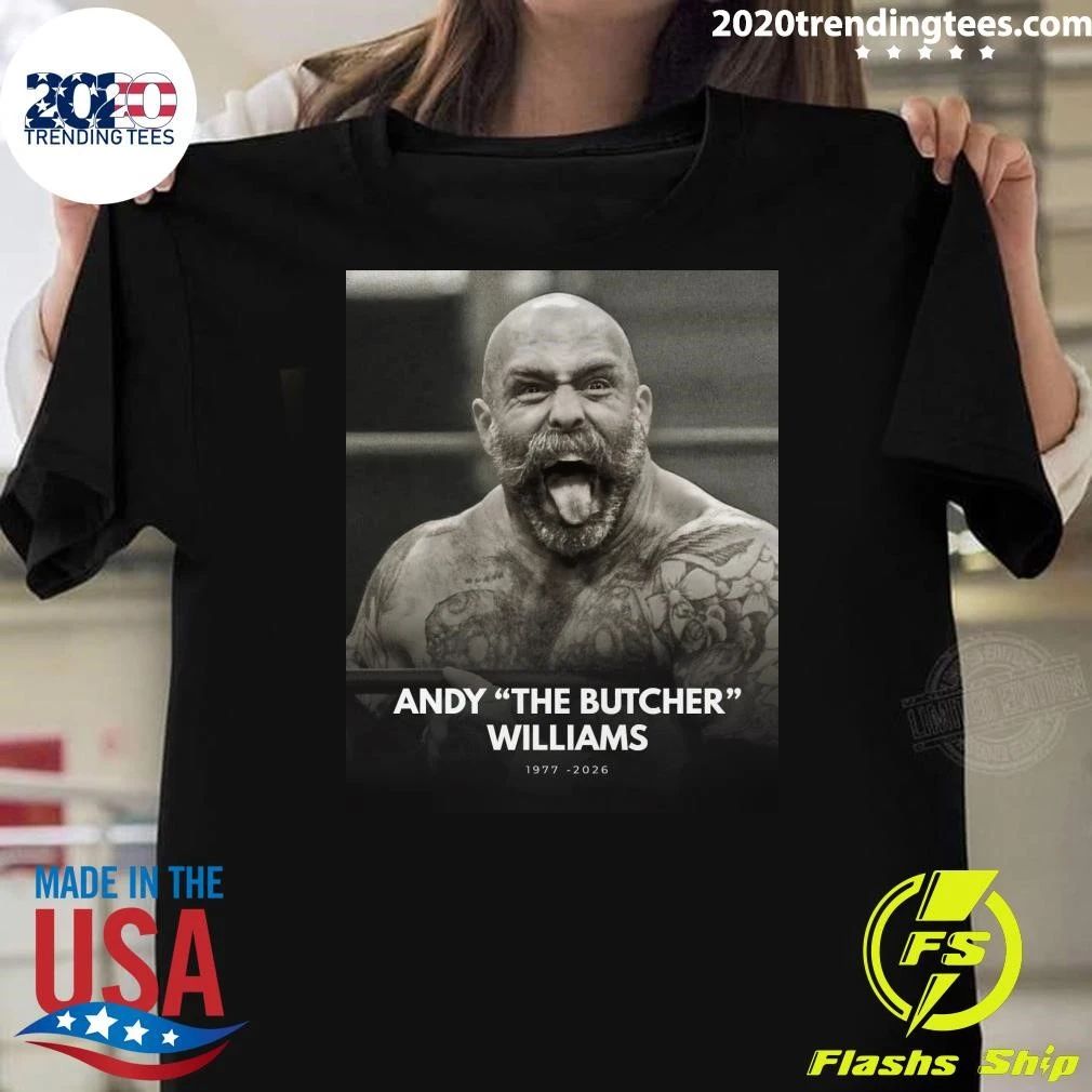 Andy The Butcher Williams 1977-2026 Shirt