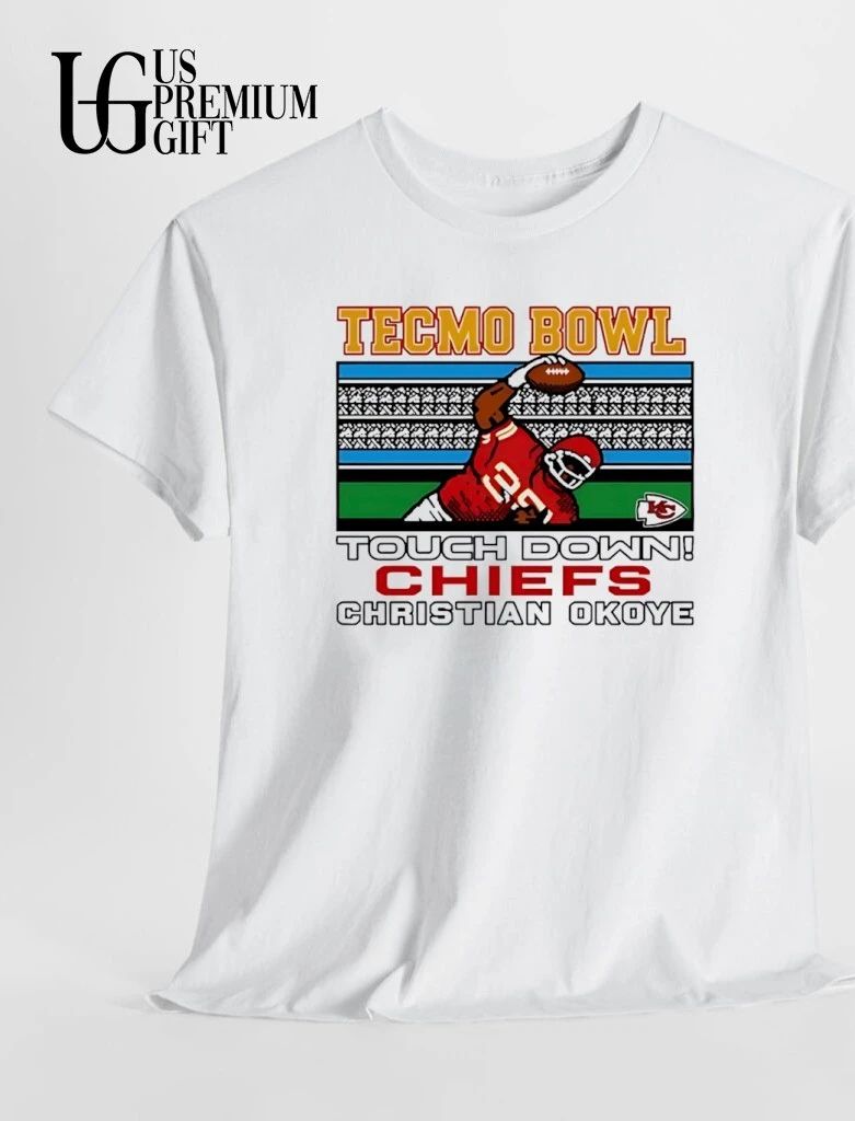 Christian Okoye Kansas City Chiefs Tecmo Bowl Touchdown shirt