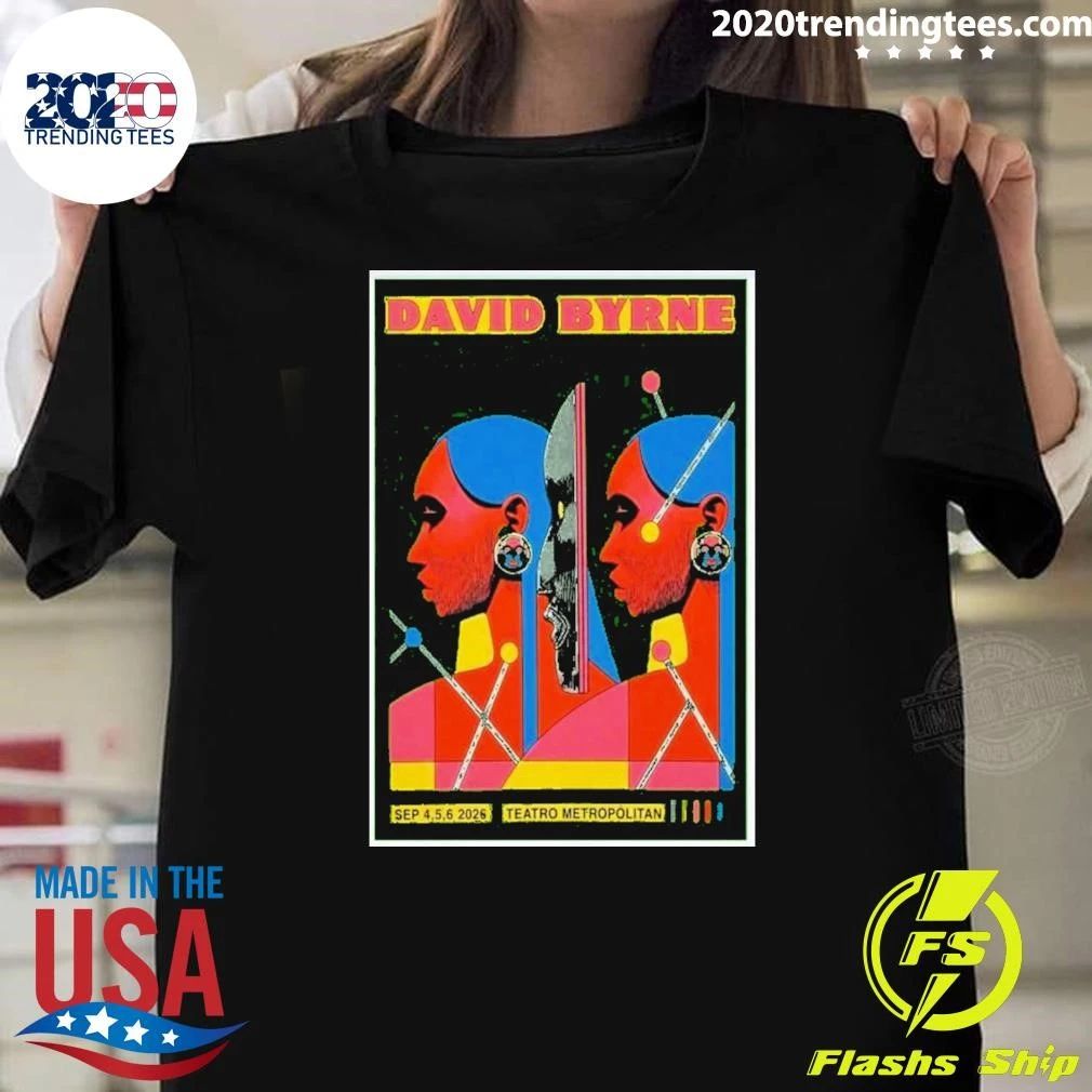 David Byrne Mexico Event September 4 5 6 2026 Shirt