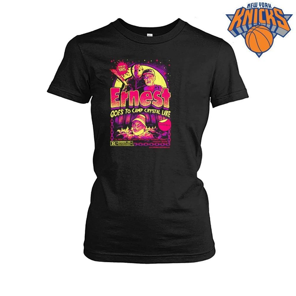 Ernest Goes To Camp Crystal Lake Jason Voorhees Horror Parody VHS Movie Mashup Shirt