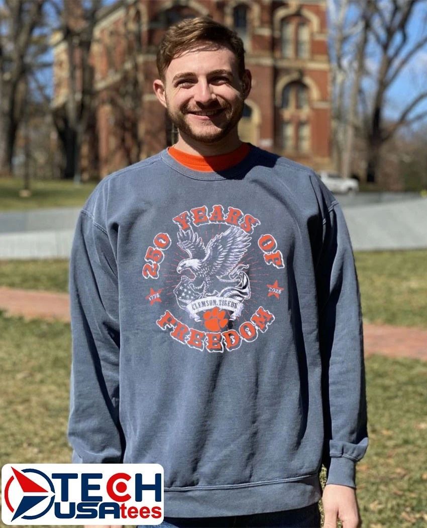 Clemson Tigers Americana 250 Years of Freedom shirt