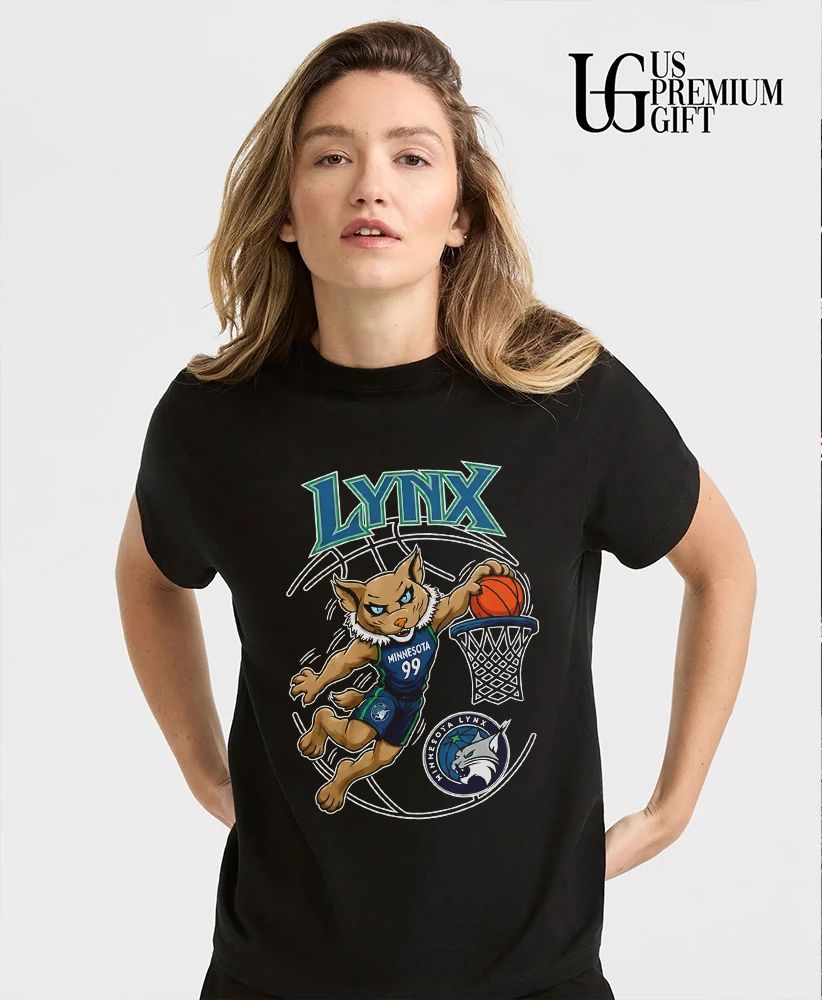 Minnesota Lynx Basketball mascot Slam Dunk Graphic 2026 shirt