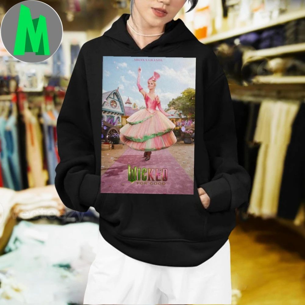 Wicked For Good Ariana Grande Poster Shirt