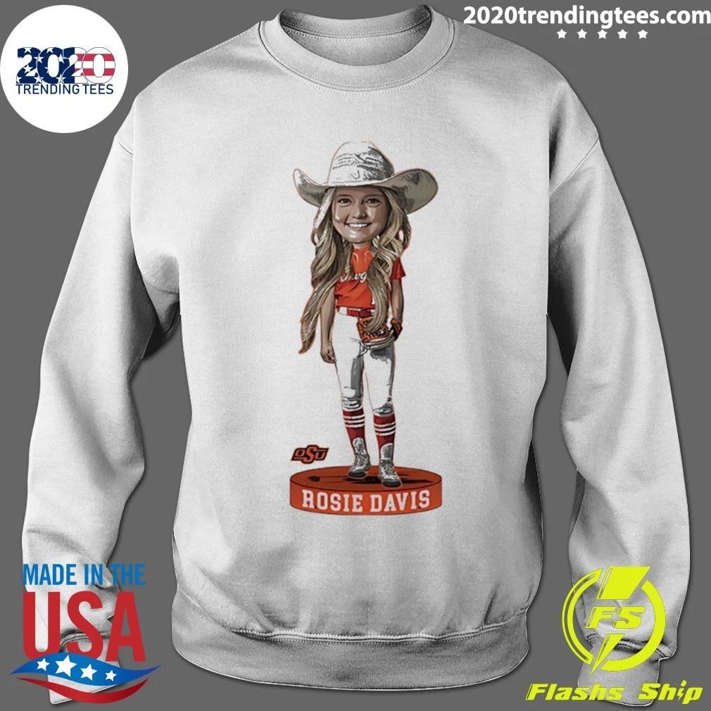 Rosie Davis Oklahoma State Softball Player Caricature Shirt