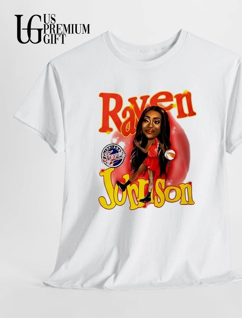 Raven Johnson Indiana Fever WNBA caricature shirt