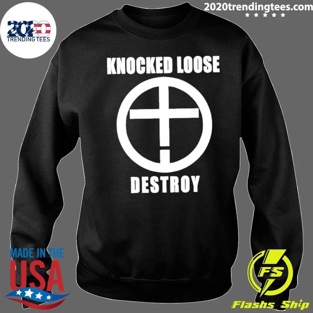 Knocked Loose Destroy Sound Christian Cross Shirt