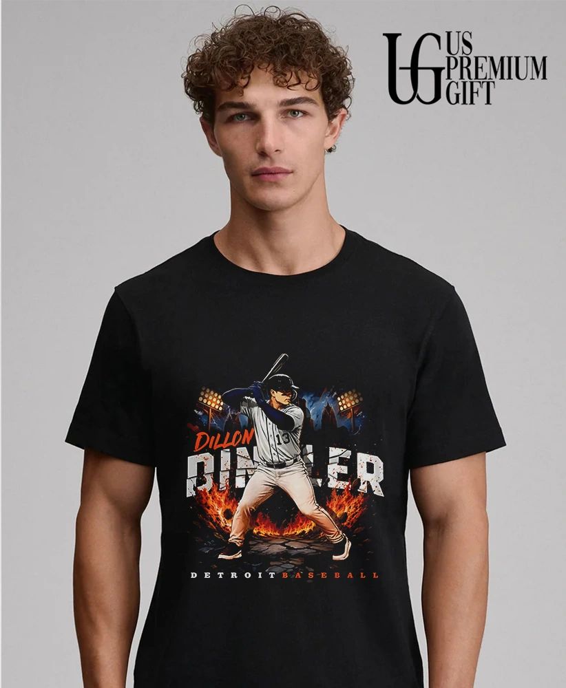 Dillon Dingler Detroit Tigers baseball 2026 Burst signature shirt