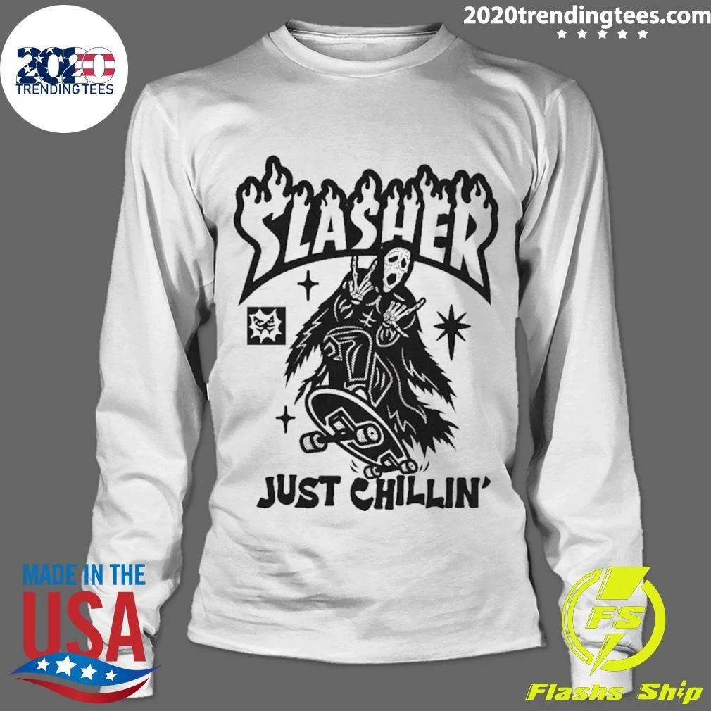 Slasher Just Chillin’ Ghostface Scream Shirt