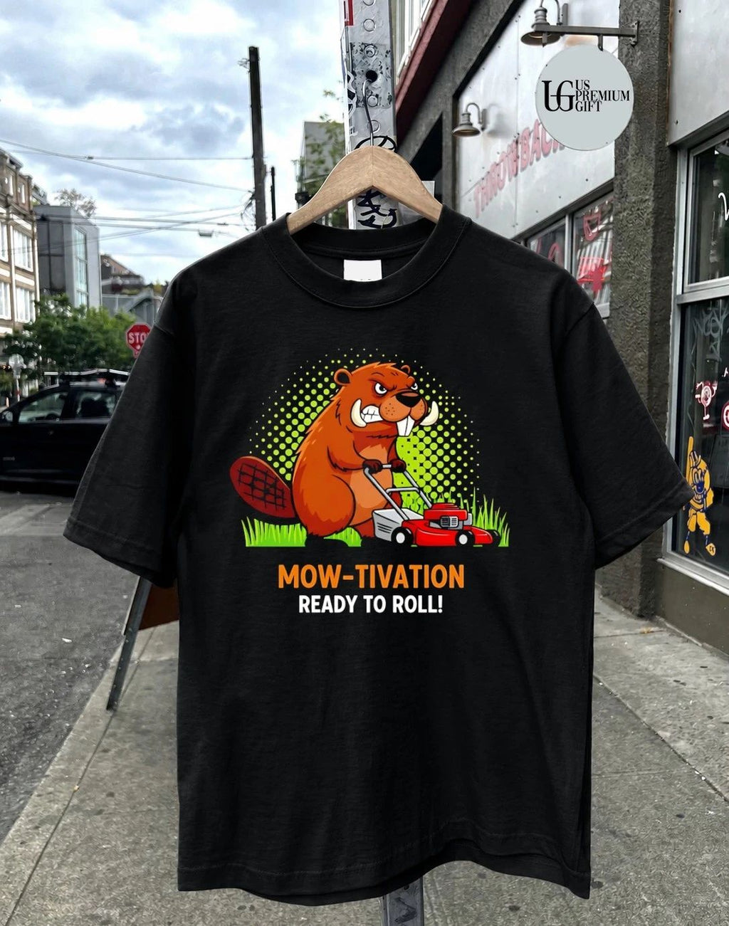 Beaver Mowing Lawn Mow-Tivation Ready To Roll shirt