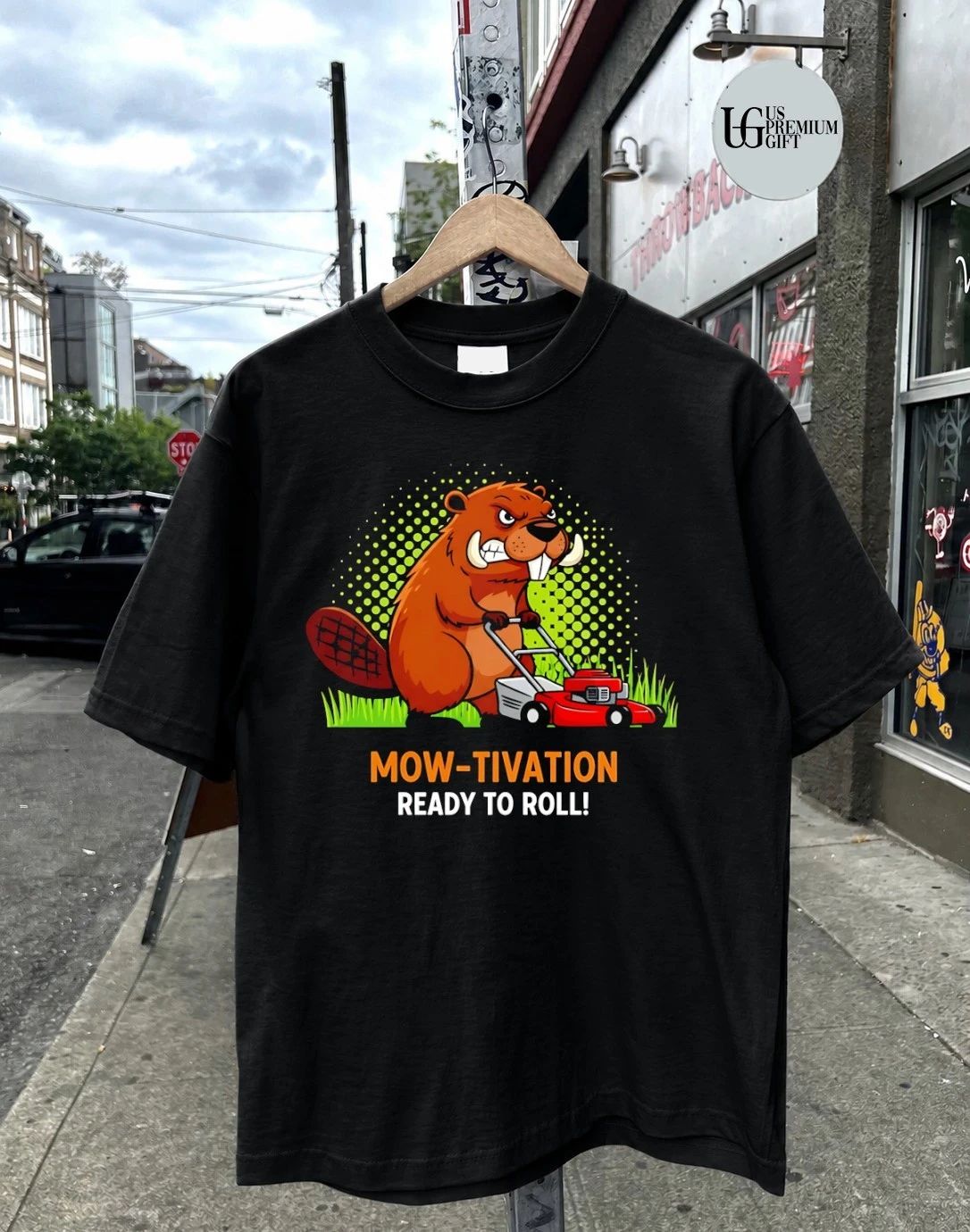 Beaver Mowing Lawn Mow-Tivation Ready To Roll shirt