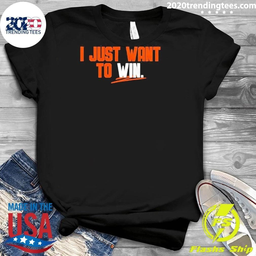 I Just Want to Win Motivational winning shirt