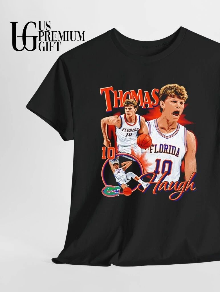 Thomas Haugh Florida Gators Basketball 10 Team NCAA Player shirt
