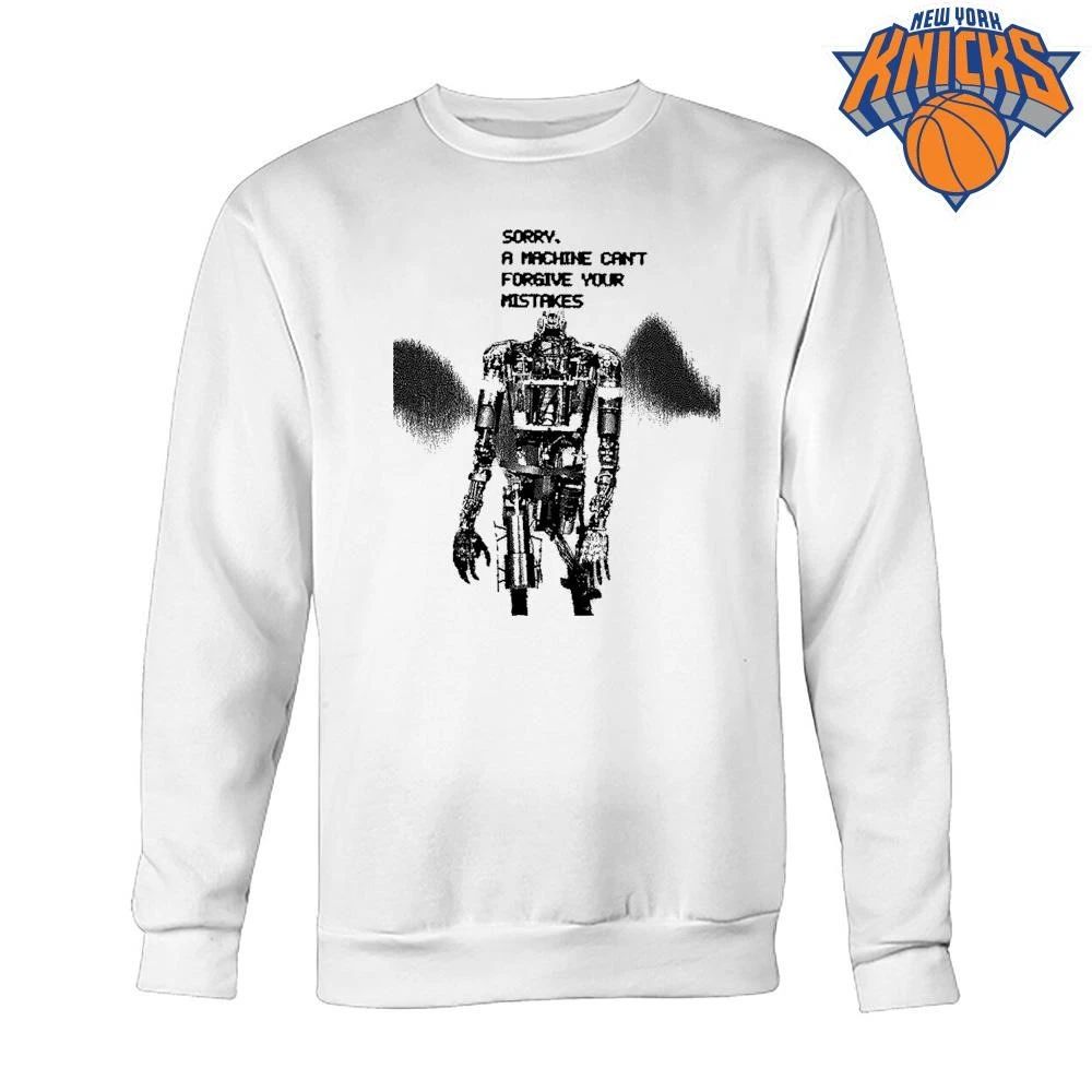 Sorry A Machine Cant Forgive Your Mistakes Robot Cyberpunk Dystopian Aesthetic Graphic Shirt