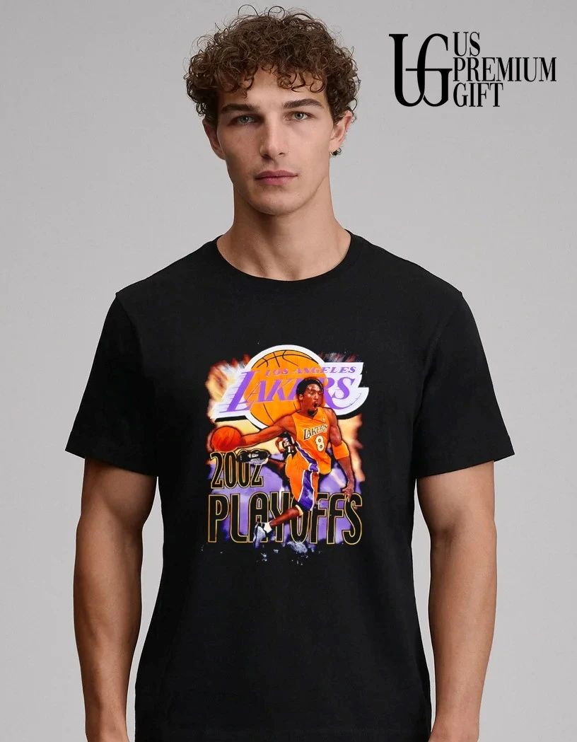 Kobe Bryant Lakers 2002 NBA Playoffs shirt