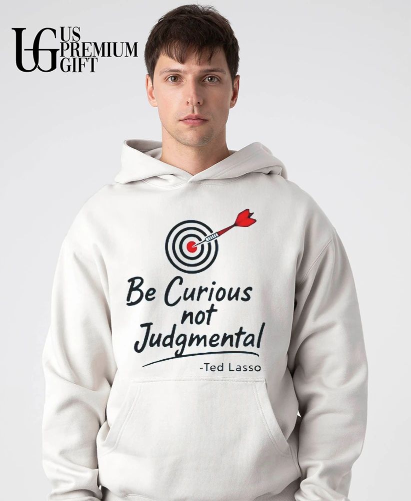 Ted Lasso Be Curious Not Judgmental Quote Target Dartboard shirt