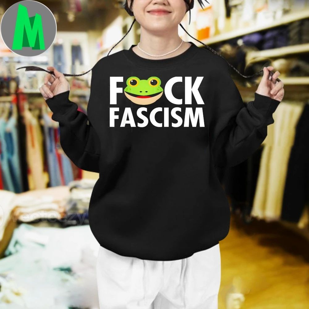 Fuck Fascism – Censored With Portland Frog Shirt