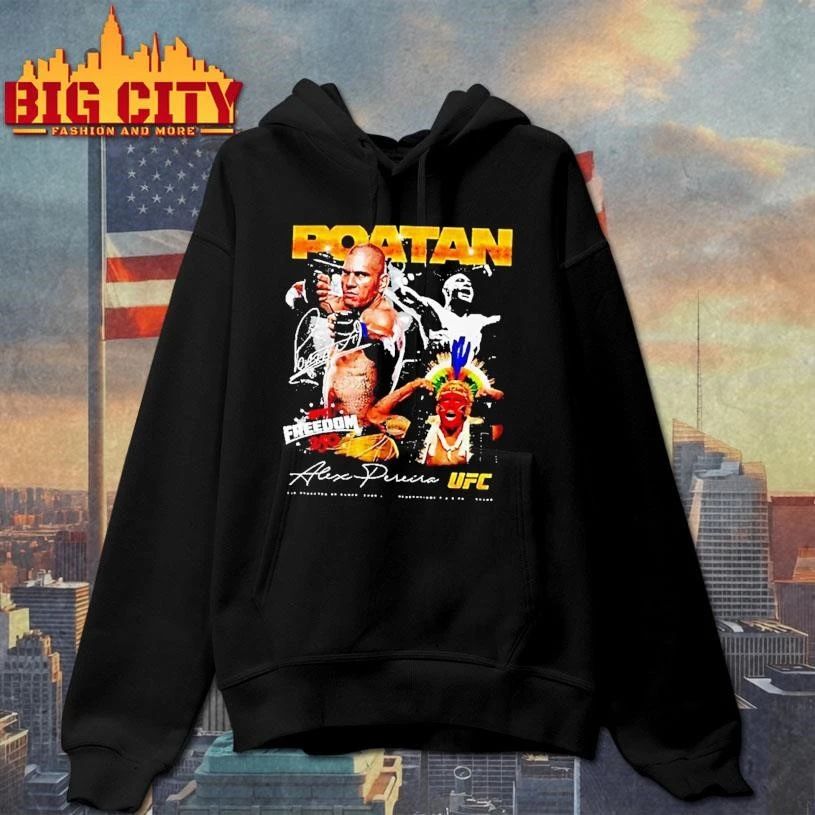 Ufc Poatan Alex Pereira Ufc Freedom 250 Signature Shirt