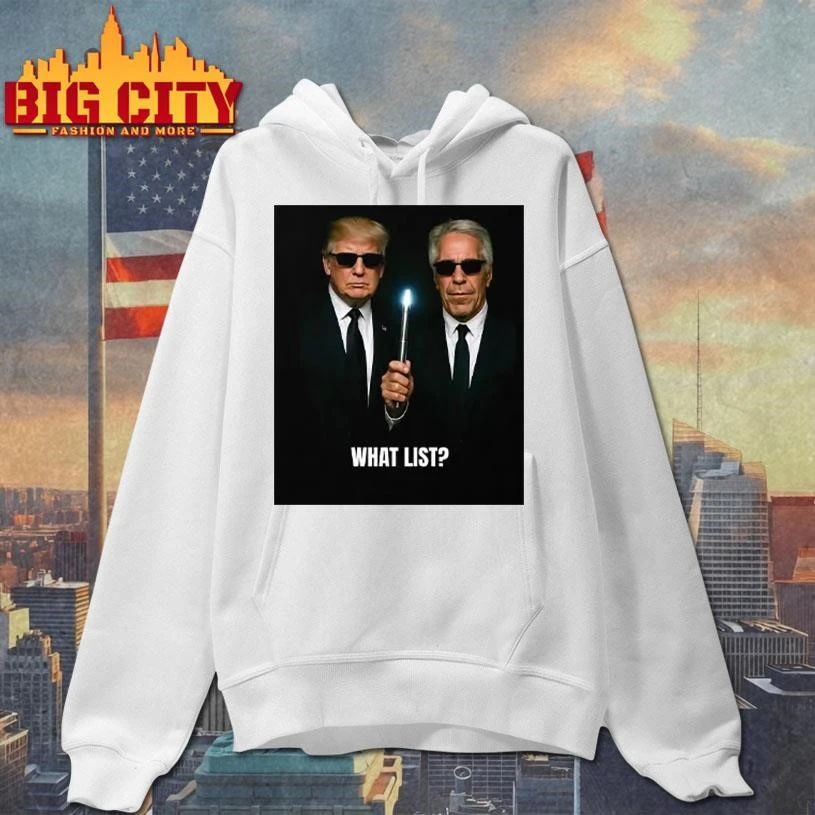 Donald Trump And Jeffrey Epstein What List Graphic Shirt