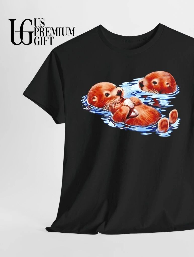Otters go with the flow shirt