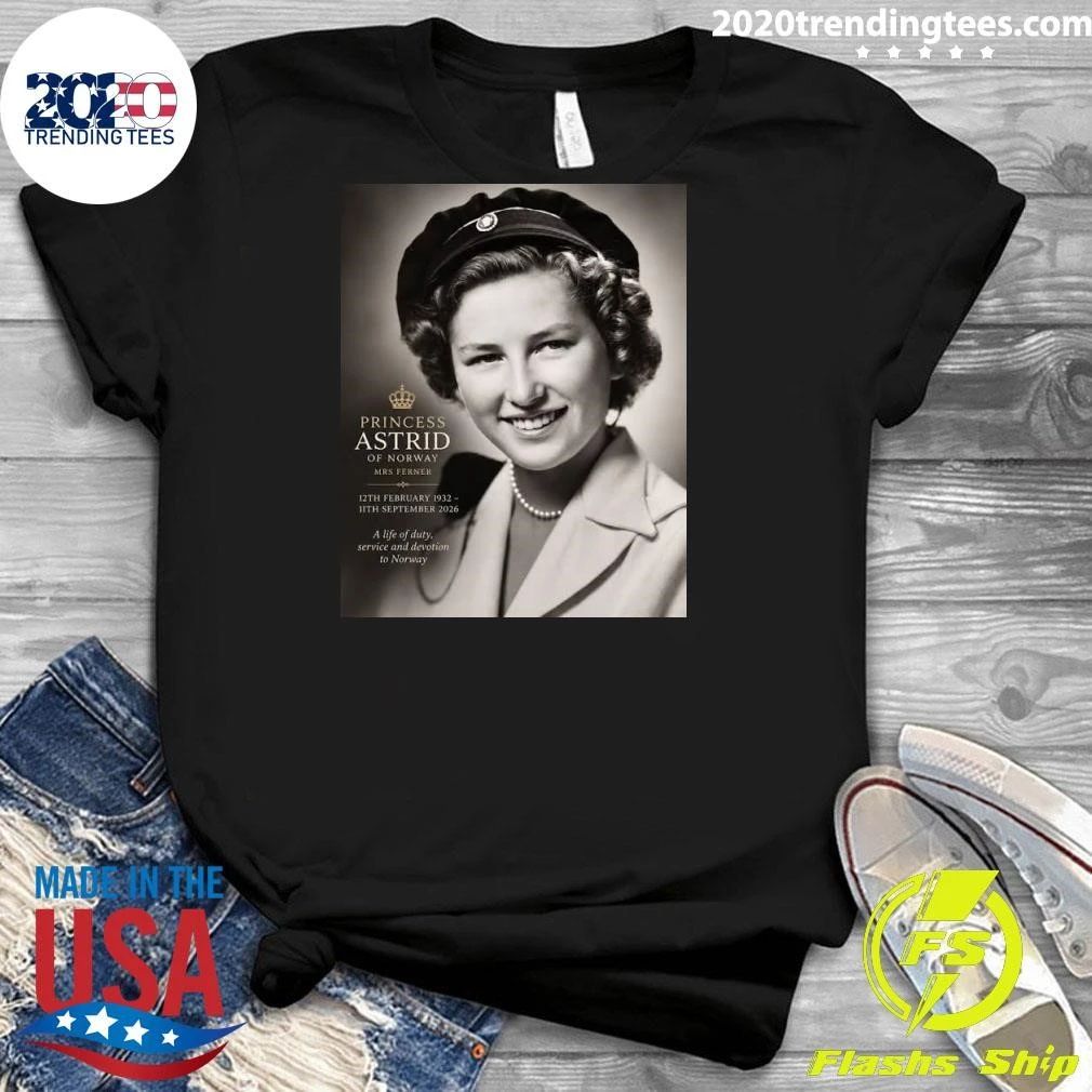 Rip Princess Astrid 1932-2026 Shirt