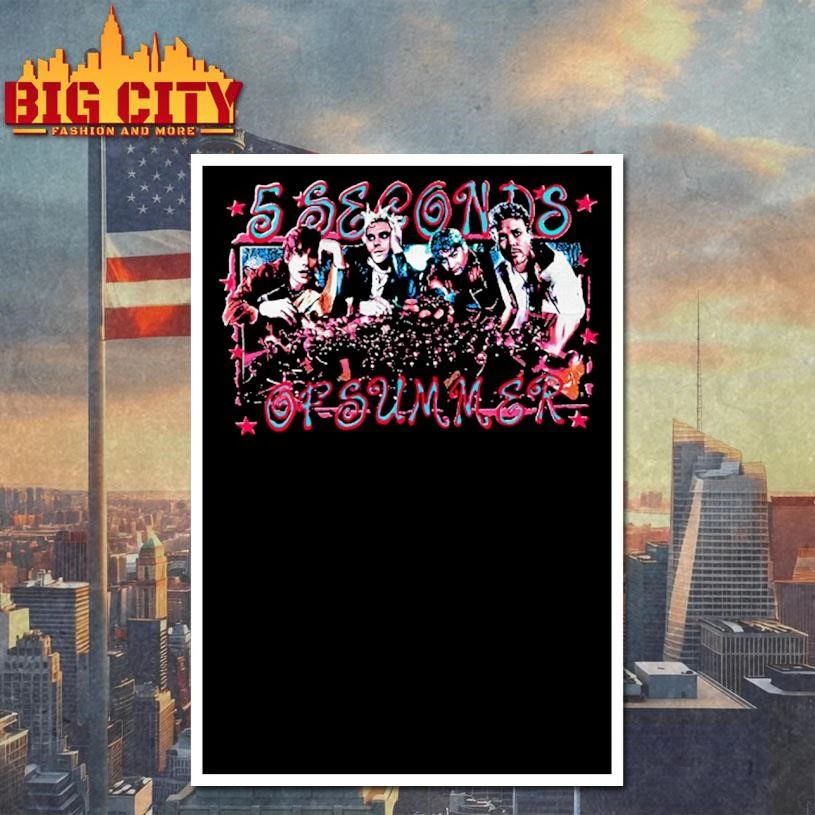 5 Seconds of Summer New Merch Concept 2026 Graphic Shirt