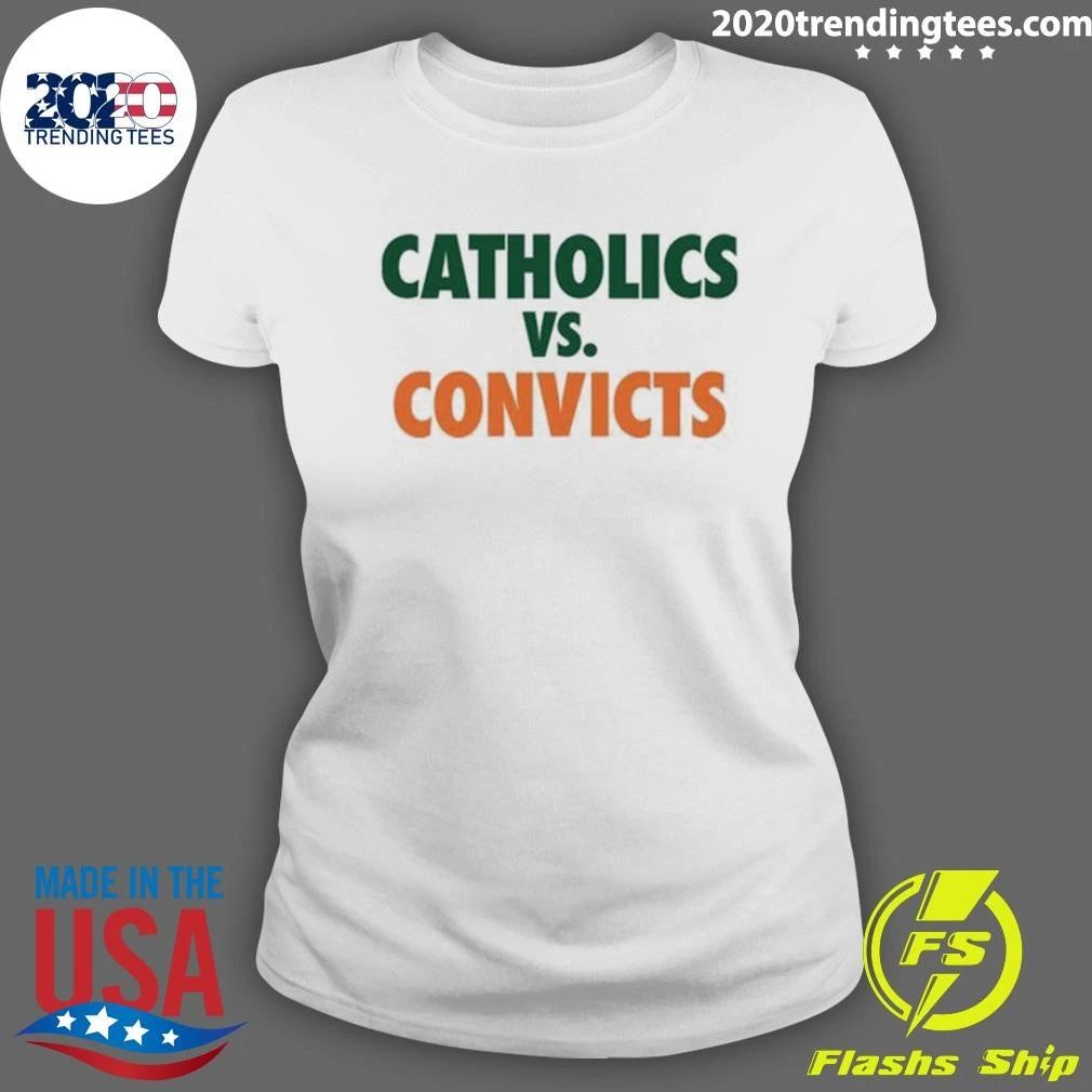 Catholics vs Convicts Baby Tee Shirt