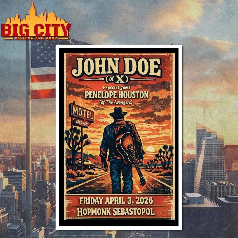 John Doe Sebastopol CA April 3 2026 Poster Shirt