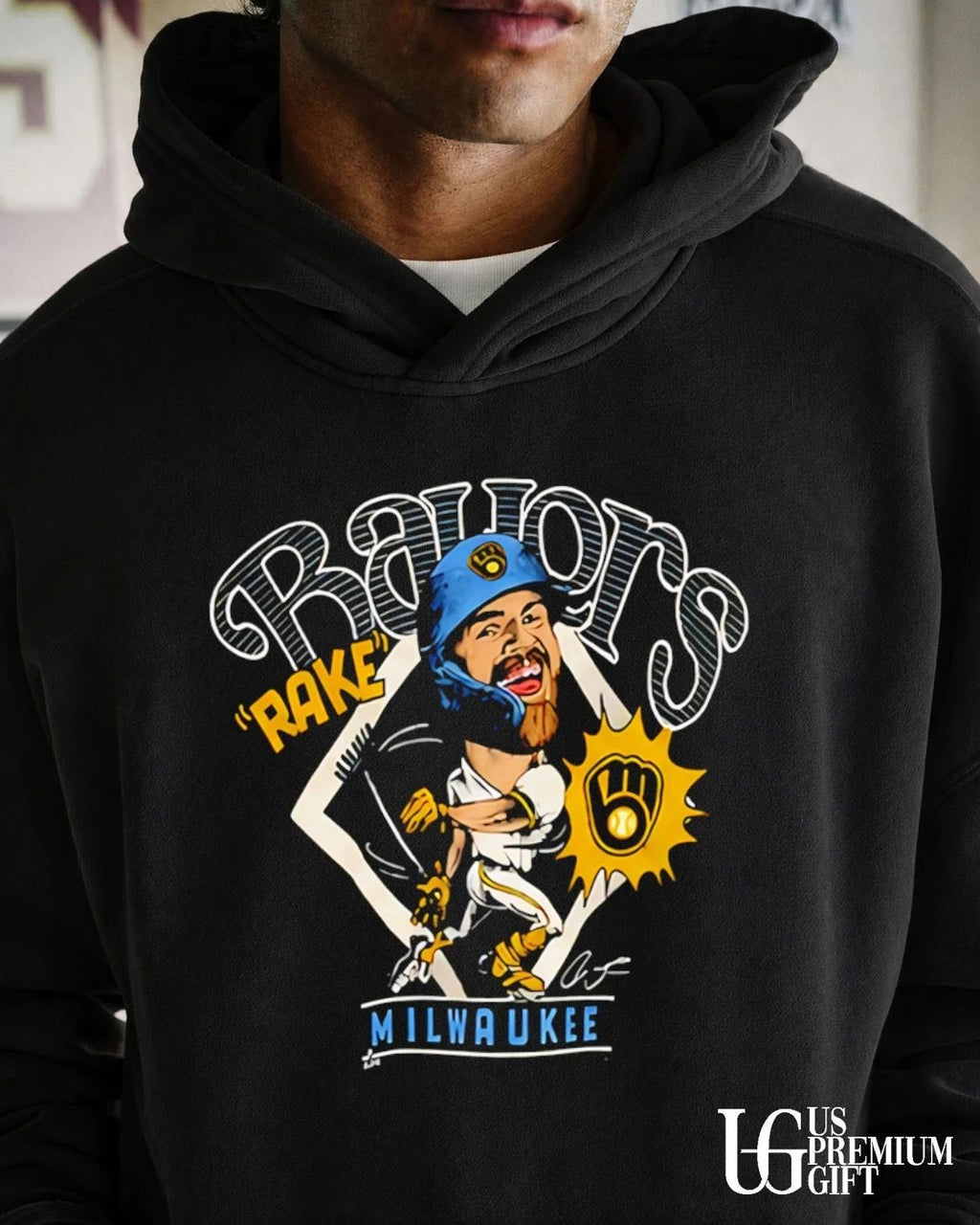 Milwaukee Brewers Jake Bauers Rake 2026 caricature shirt