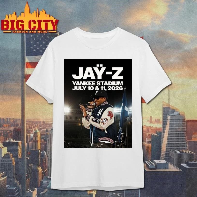 Jay Z 2 Nights Celebrates Iconic Albums Reasonable Doubt July 10 And The Blueprint July 11 2026 At Yankee Stadium Poster Shirt
