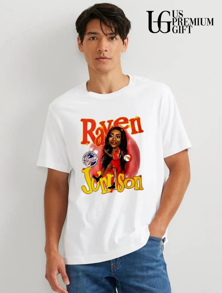 Raven Johnson Indiana Fever WNBA caricature shirt