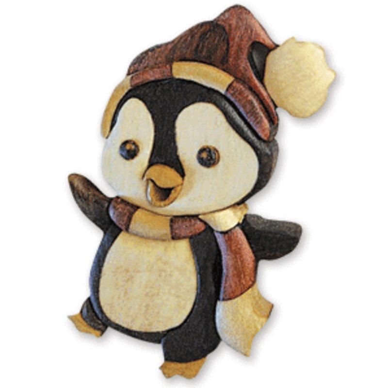 Penguin Ornament Collection Intarsia Design Patterns