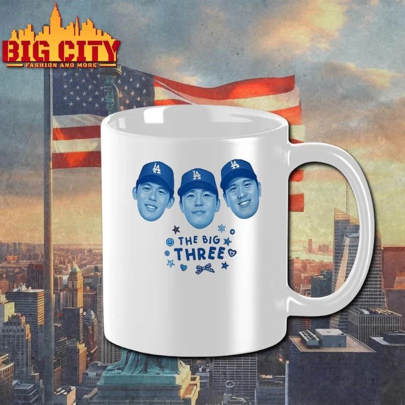 Los Angeles Dodgers The Big Three Shirt
