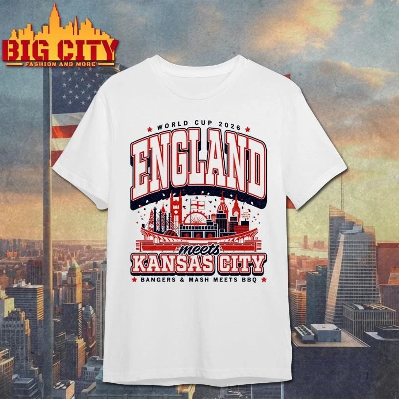 England KC Max Collegiate Heavyweight Shirt