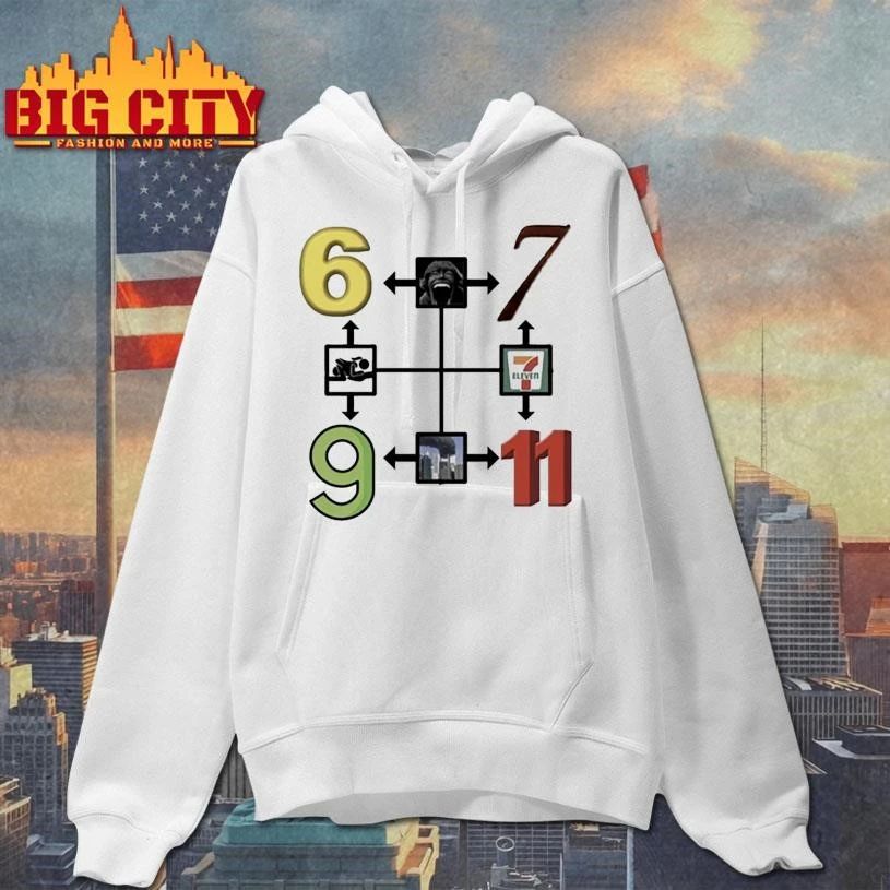 Six Seven Nine Eleven Funny Shirt