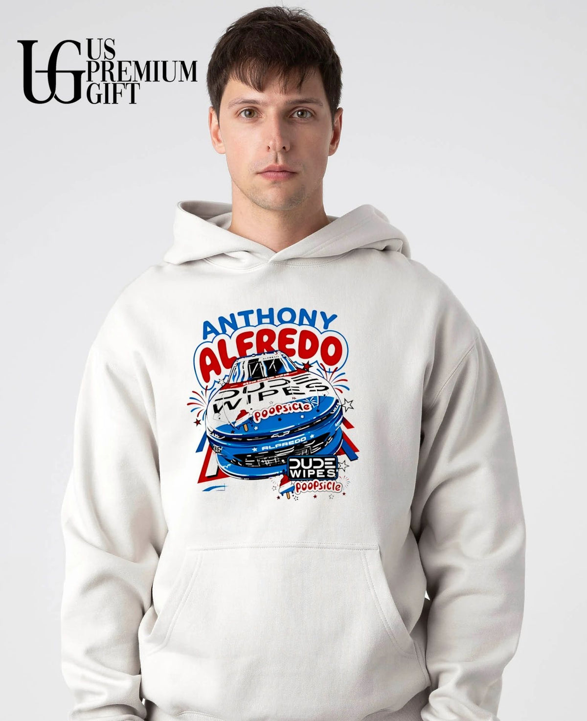 Anthony Alfredo Viking Motorsports Dude Wipes Poopsicle Race Car shirt
