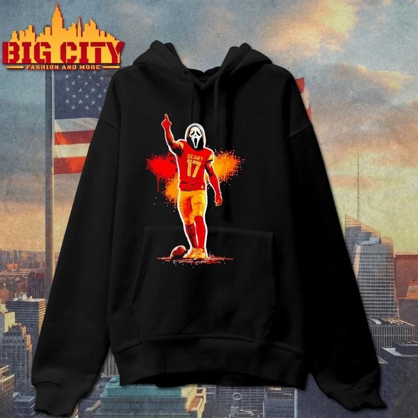 Hostface x Terry McLaurin Scary 17 Washington Commanders Football Combine Shirt