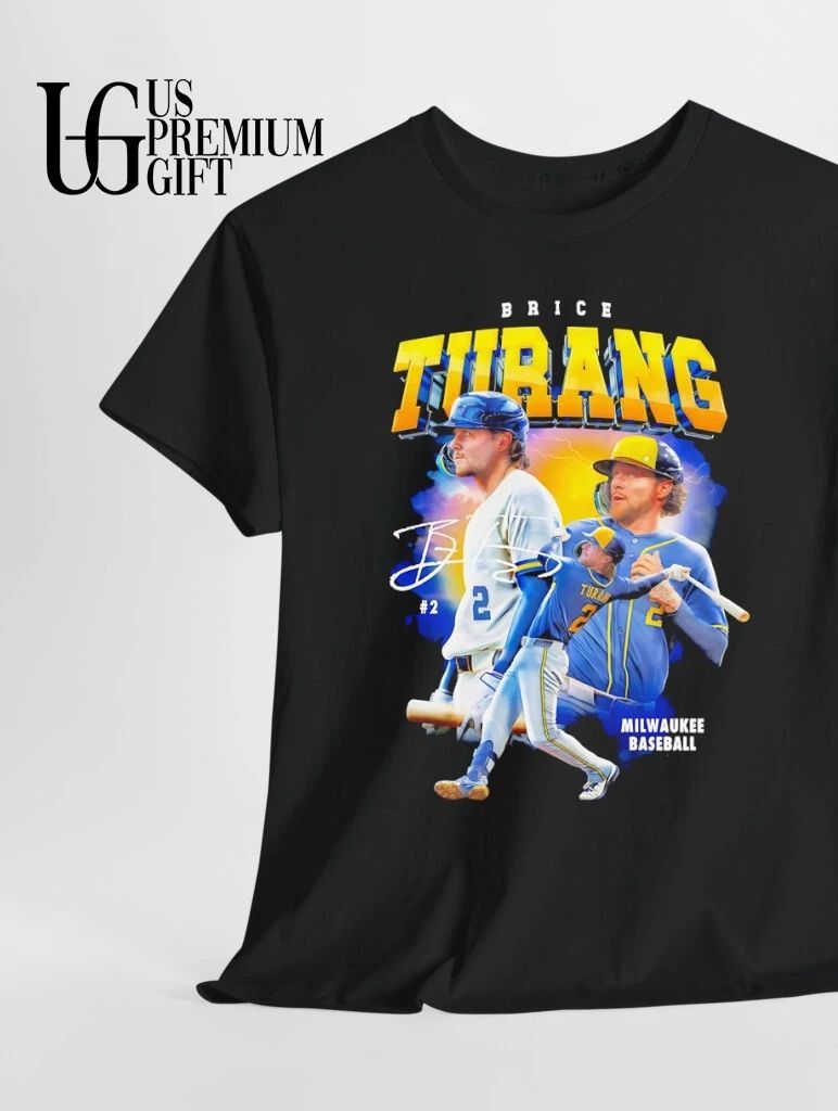 Brice Turang Milwaukee Brewers baseball 2026 signature shirt