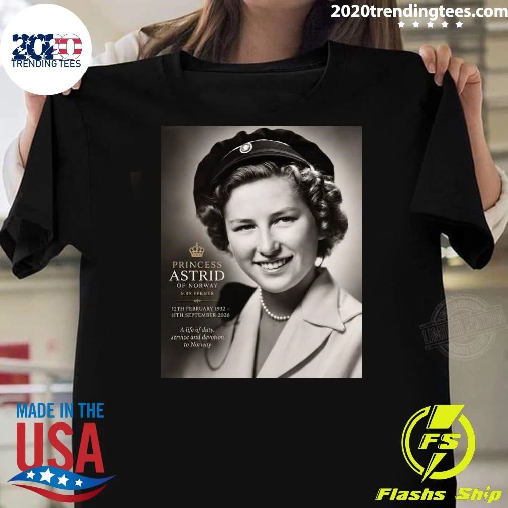 Rip Princess Astrid 1932-2026 Shirt