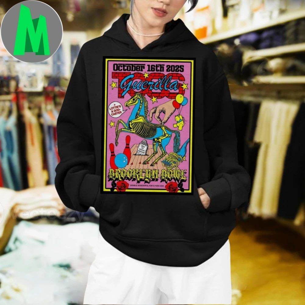 Guerilla Toss Brooklyn Bowl New York October 16 2025 Event Poster Shirt