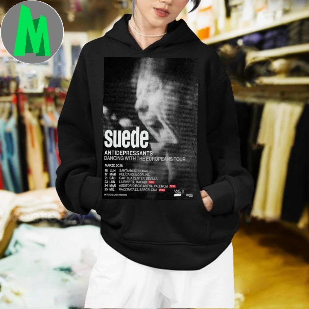 Suede European Tour 2026 Poster Shirt