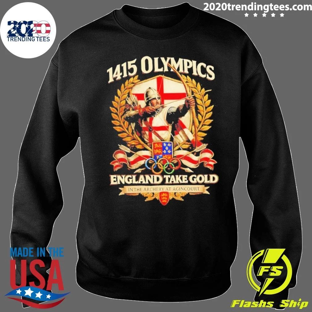 Agincourt 1415 Olympics England Takes Gold In Archery Shirt