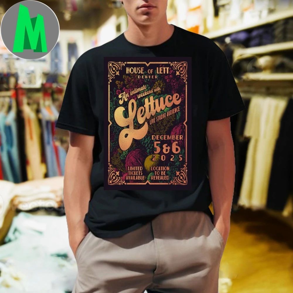 Lettuce Tour Denver, CO 2025 Poster Shirt