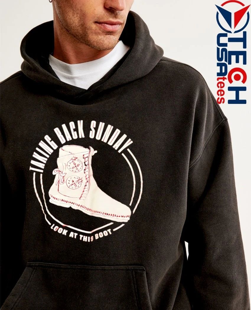 Taking Back Sunday look at this boot shirt